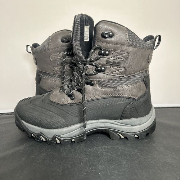 NORTIV8 Men\'s Snow Boots Insulated Waterproof Non-slip Winter Hiking Boots Sz. 7